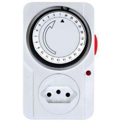 Imagem de Timer Temporizador Analógico Plug Liga E Desliga Aparelhos Bivolt