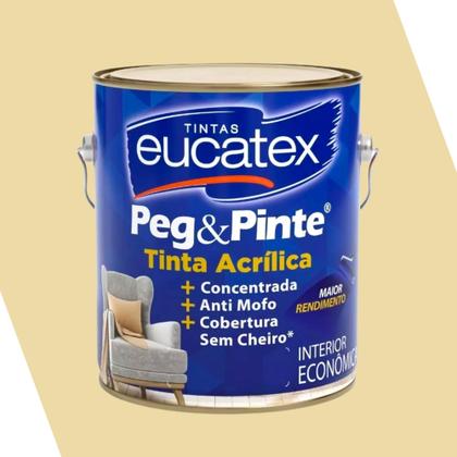 Imagem de Tinta Acrilica Anti Mofo Sem Cheiro Para Parede 3,6L - Eucatex