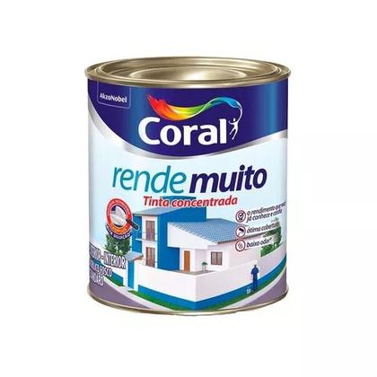 Imagem de Tinta Acrílica P/ Parede Fosca Rende Muito 900ml Branco Gelo