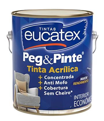 Imagem de Tinta Acrílica Peg & Pinte Antimofo Mais Rendimento 3,6L 13 Cores