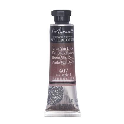 Imagem de Tinta Aquarela Sennelier Extra Fine 10ml S1 Van Dyck Brown