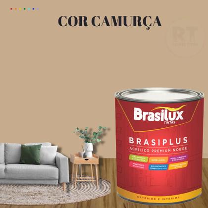 Imagem de Tinta de Parede Marrom 800ml Brasiplus Fosca