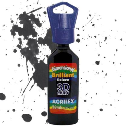Imagem de Tinta Dimensional Brilliant Relevo 3D Color Acrilex 35 ml - 12112