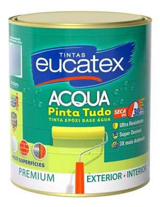 Imagem de Tinta Epóxi p/  Azulejo Madeira Parede Eucatex 900ml Branca