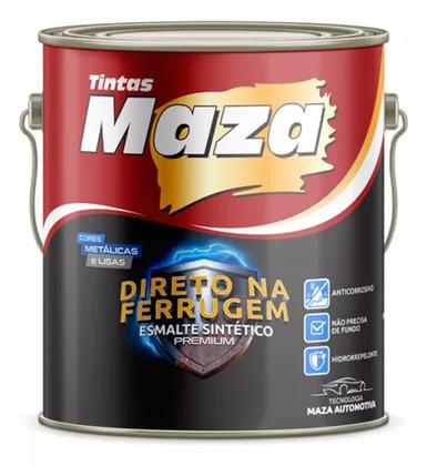 Imagem de Tinta Esmalte Direto Na Ferrugem Branco 3.6l Maza