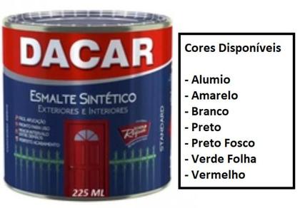 Imagem de Tinta esmalte/óleo sintético 225ml universo tintas alto brilho (madeira, metais e ferros) - dacar