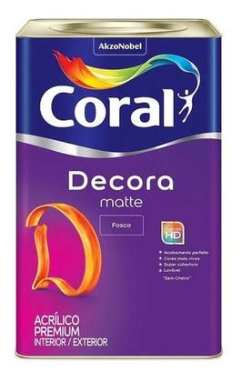 Imagem de Tinta Latex Coral Decora Matte Fosco 16l Terra Cota