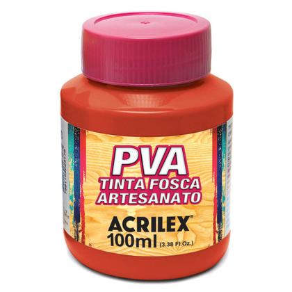 Imagem de Tinta Pva Fosca para Arte e Artesanato Acrilex 100ml - Cores Diversas