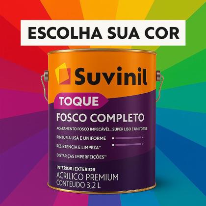 Imagem de Tinta Suvinil Fosco Completo 3,2L  Cores Personalizadas  Lavável