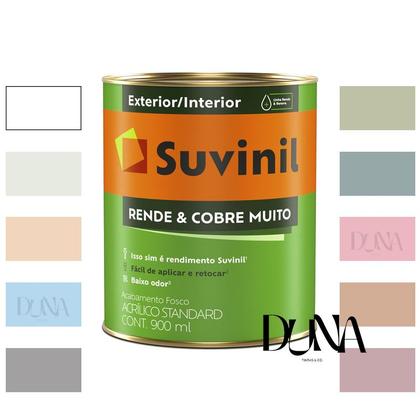 Imagem de Tinta Suvinil Rende e Cobre Muito Paredes e Tetos 900ml