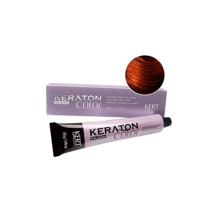 Imagem de Tintura Keraton Color Dual Block 7.47 Louro Médio Acobreado Marrom