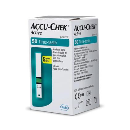 Imagem de Tiras Accu-Chek Active - Caixa Com 50 Unidades