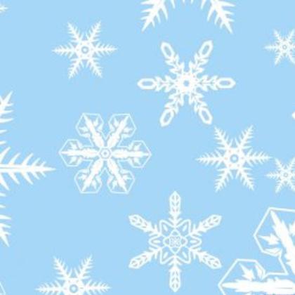 Imagem de Tnt Estampado -  Neve Branca Azul Bebe