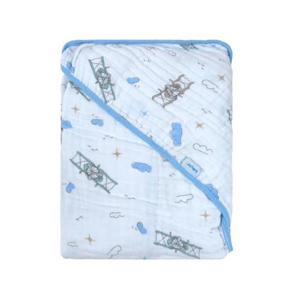 Imagem de Toalha De Banho Bebê Soft Super Absorvente C/ Capuz Baby Joy