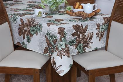 Imagem de Toalha De Mesa 6 Cadeiras Retangular 2,10 X 1,45 Linhão Opções Estampas