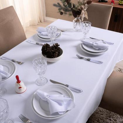 Imagem de Toalha de Mesa 8 Lugares 2,50 x 1,40m Tecido Oxford Liso 1 Peça Natal