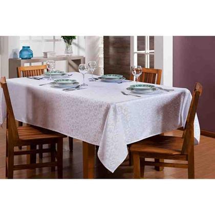 Imagem de Toalha de Mesa Damasco 2,20 x 2,20 Des 001 Branco Niazitex