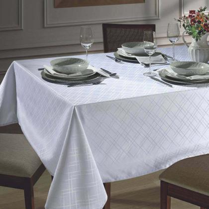 Imagem de Toalha de Mesa Dol Requinte II Liso 140x140 Branco