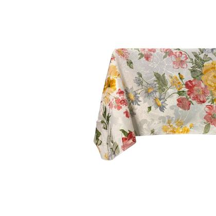 Imagem de Toalha de Mesa Retangular 6 e 8 Lugares Jacquard Medalhão