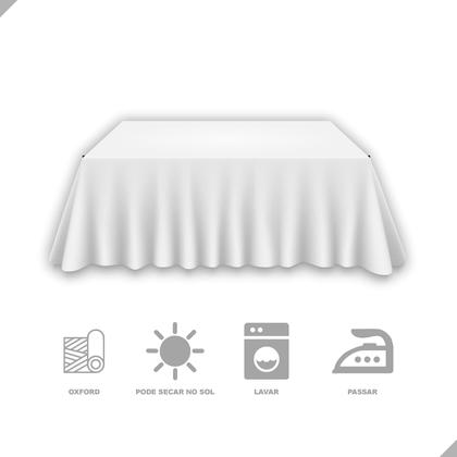 Imagem de Toalha De Mesa Retangular 8 Lugares Tecido Oxford Truco Jogo Manilhas 270x140cm