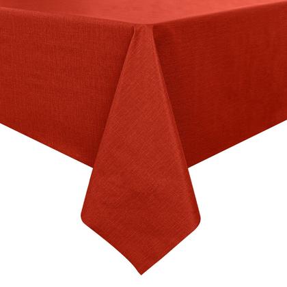 Imagem de Toalha de mesa Romanstile 152x305cm Impermeável em PVC Vermelho