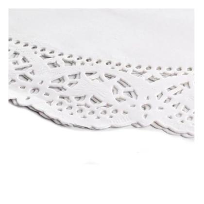 Imagem de Toalha De Papel Pvc Coração Rendada 6 Peças Decoração 25cm