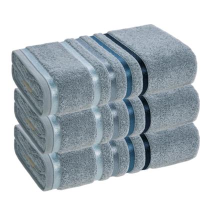 Imagem de Toalha de Rosto Karsten Fio Penteado 3 Peças