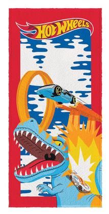 Imagem de Toalha Felpuda Estampada Hot Wheels 60X120Cm