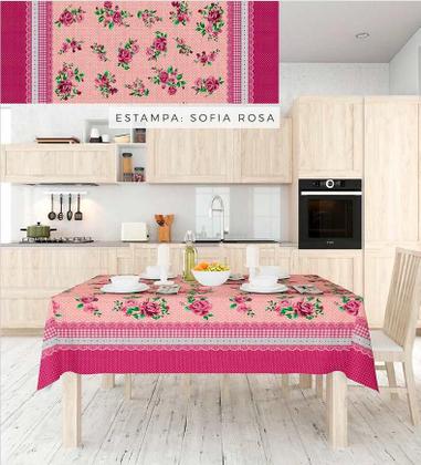 Imagem de Toalha Plástica de Mesa Térmica 12 lugares / 3,50 x1,40m