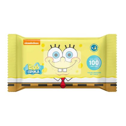 Imagem de Toalhinhas Umedecidas Bob Esponja 100 Uni