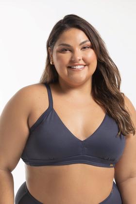 Imagem de Top Biquíni Fixo com Alças Reguláveis Sem Bojo