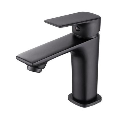 Imagem de Torneira Misturador de Mesa Monocomando para Cuba lavatório Banheiro Lavabo Pia Preta Luxo Metal PMX