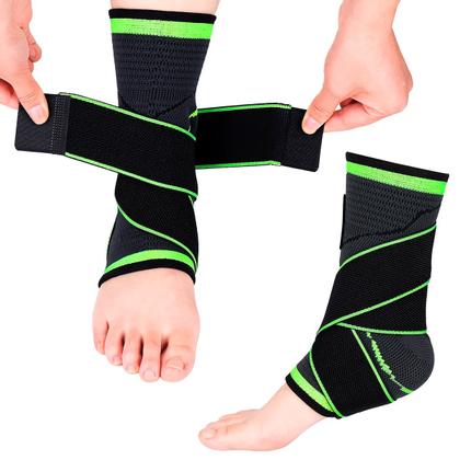 Imagem de Tornozeleira Compressão Ideal Exercício Funcional Futebol e Corrida