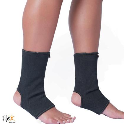 Imagem de Tornozeleira Elástica Par Compressão Esporte Futebol Caminhada Treino Alivia A Dor Contém o Par