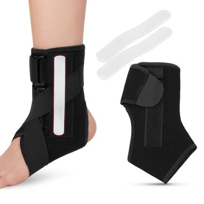 Imagem de Tornozeleira Ortopédica Compressão Ajustável Estabilizadora