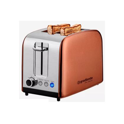 Imagem de Torradeira Elétrica Inox Gradiente Excellence 2 Fatias 850w 110v Cobre Collection