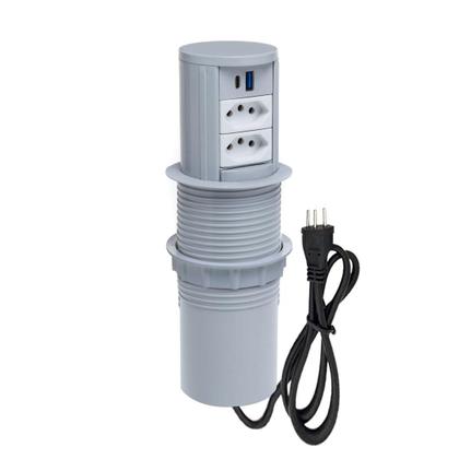 Imagem de Torre Multiplug Automático 2 Tom 20a + 2usb (a+c) + Indução