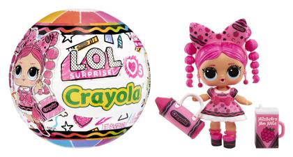 Imagem de Toy L.O.L. Surprise! Adora Crayola Tots com boneca colecionável