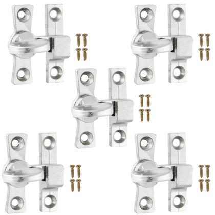 Imagem de Tranqueta Fecho Trinco Bico Virado Porta Janela Kit 05 Un