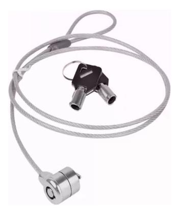 Imagem de Trava Cadeado Anti Furto Para Notebook Pc Monitor Ultrabook