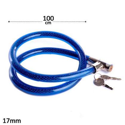 Imagem de Trava Cadeado Articulado Moto Bicicleta Portão Antifurto 80c