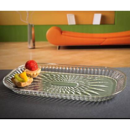 Imagem de Travessa Bandeja PetisqueiraCentro De Mesa Vidro