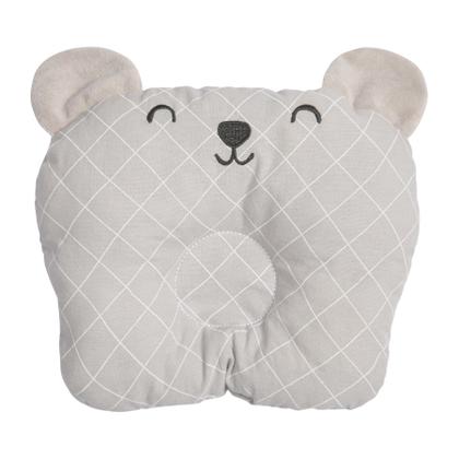 Imagem de Travesseiro Anatômico Bebê 100% Algodão 23x18cm Bordado Papi Friends