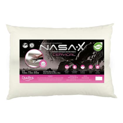 Imagem de Travesseiro NASA Cervical X  Viscoelástico com Espuma de Memória e Suporte Ortopédico