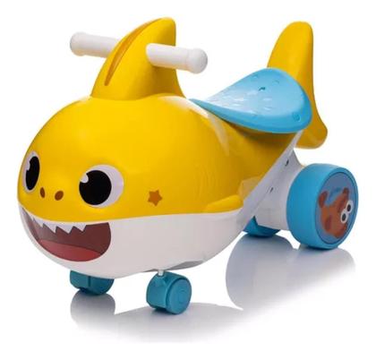 Imagem de Triciclo Infantil Criança Velotrol Tonquinha Motoca Azul Baby Shark