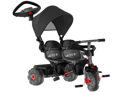 Imagem de Triciclo Infantil Duplo Smart 1314 com Capota 