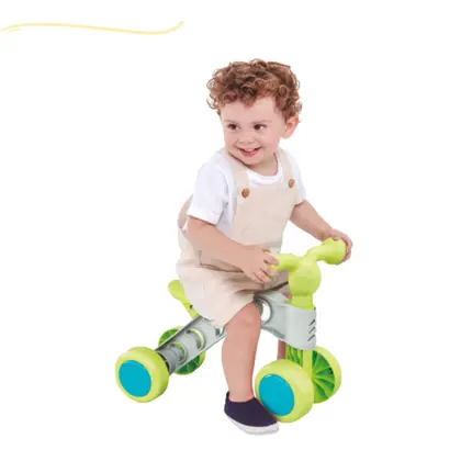 Imagem de Triciclo quatro rodas andador de equilibrio velotrol mini moto motoquinha motinha  infantil brinquedo de andar em cima empurrar