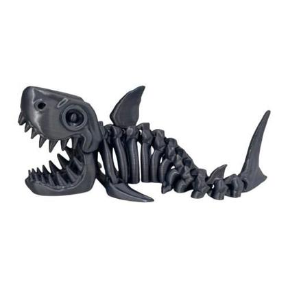 Imagem de Tubarão Esqueleto Articulado Baby Shark Black