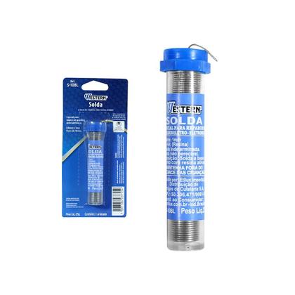 Imagem de Tubo De Solda Estanho Western 1mm P/ Eletrônicos 25gr. 0