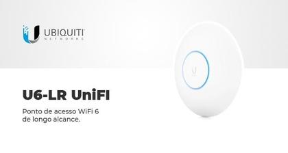 Imagem de Ubiquiti Unifi U6-LR AP Ac 4X4 Wifi 6 2.4/5.0GH